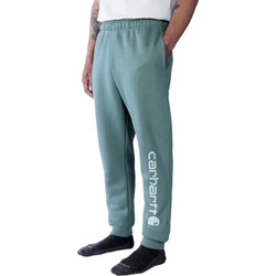 Carhartt Ανδρικό Παντελόνι Φόρμας Fleece με Λάστιχο Πράσινο Mint 105899-GE1