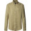Hackett Ανδρικό Πουκάμισο Λινό Μακρυμάνικο Κανονική Γραμμή Χακί HM3010264-715