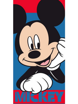 Borea Hello Mickey Παιδική Πετσέτα Θαλάσσης Microfiber Μπλε 70x140cm