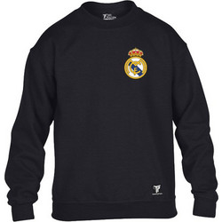 Takeposition Real Madrid Small Logo Παιδικό Φούτερ Μαύρο Κίτρινο 810-5608S