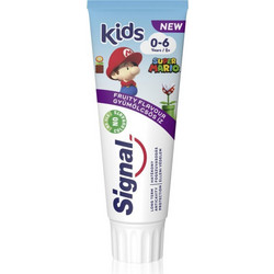 Signal Super Mario 0-6 Years Παιδική Οδοντόκρεμα 75ml
