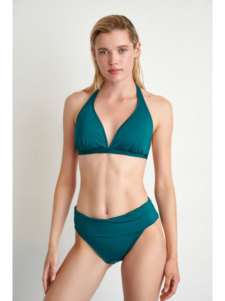 BLU4U Ψηλόμεσο Bikini Slip Κυπαρισσί 25365085-26