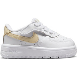 Nike Air Force 1 Παιδικά Sneakers Λευκά Μπεζ FN0236-118