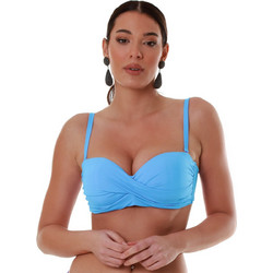 Bluepoint Bikini Top Strapless με Ενίσχυση Γαλάζιο 25066093D-17