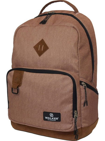 Walker Pure Eco Biscuit Σακίδιο Πλάτης 29lt Καφέ