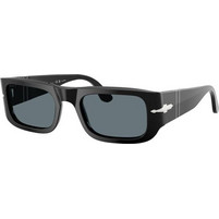 Persol PO3362S 95/3R Ανδρικά Γυαλιά Ηλίου Ορθογώνια Κοκάλινα Μαύρα με Μαύρο Φακό