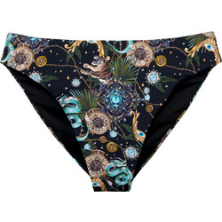 Solano Bikini Slip Μαύρο Τιρκουάζ Μπεζ 40-3580