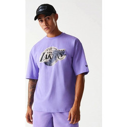 New Era NBA Los Angeles Lakers Ανδρικό Αθλητικό T-Shirt Λιλά 60667763