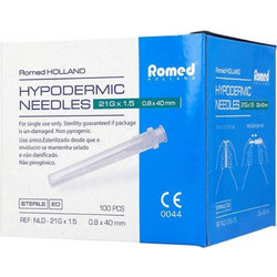 Romed Βελόνες 21G 40mm 100τμχ
