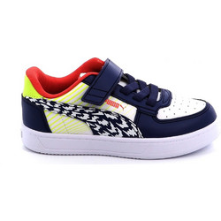 Puma Caven 2.0 Παιδικά Sneakers Navy Μπλε Κοραλί Lime 400597-01