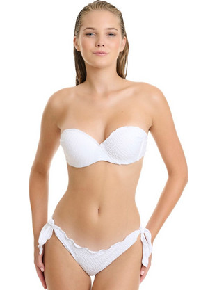 ERKA MARE Bikini Set Strapless Λευκό 2560111