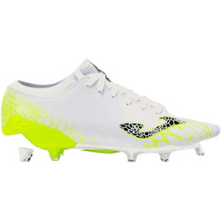 Joma Gol FG GOLS2502FG Ποδοσφαιρικά Παπούτσια με Τάπες και Καλτσάκι Λευκά Lime