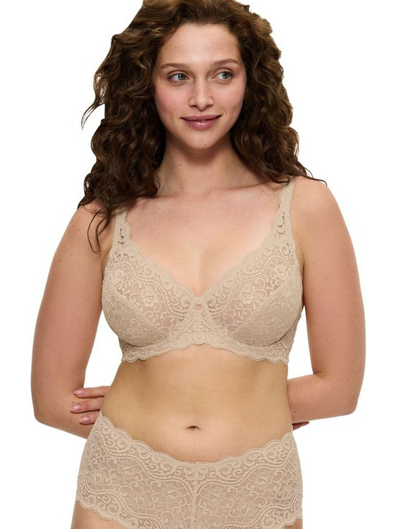 Triumph Amourette Σουτιέν Balconette με Μπανέλα Μπεζ 10209574-0026