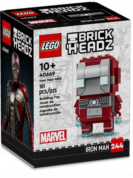 Lego BrickHeadz Iron Man MK5 Figure για 10+ Ετών 40669
