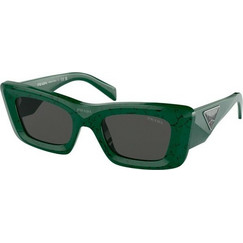 Prada PR13ZS 16D5S0 Γυναικεία Γυαλιά Ηλίου Cat Eye Κοκάλινα Πράσινα με Μαύρο Φακό