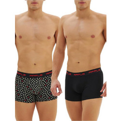 Apple Boxer Redface Ανδρικά Μποξεράκια Σετ 2Pack Μαύρα 112966-125