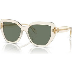 Tory Burch TY7194 19523H Γυναικεία Γυαλιά Ηλίου Πεταλούδα Κοκάλινα Διαφανή με Μαύρο Φακό