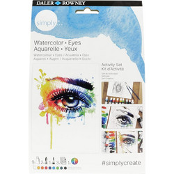 Daler-Rowney Watercolor Eyes Σετ Ζωγραφικής 16τμχ