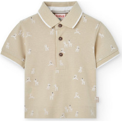 Boboli Παιδικό Polo Κοντομάνικο Μπεζ 711098-9537