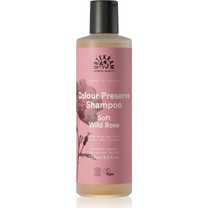 Urtekram Soft Wild Rose Φυτικό Σαμπουάν για Προστασία Χρώματος για Βαμμένα Μαλλιά 250ml