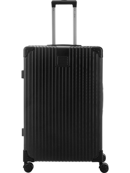 Sentio Βαλίτσα Μεγάλη 76x49x29.5cm με 4 Ρόδες Μαύρη
