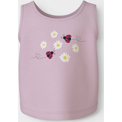 Name It Flowers Παιδικό T-Shirt Αμάνικο Ροζ 13241642
