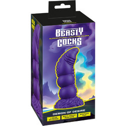 Beasty Cocks Demon of Desire Alien Dildo με Βεντούζα Μωβ