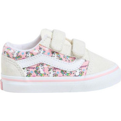 Vans Old Skool Παιδικά Sneakers Μπεζ Ροζ VN0009RCCY71