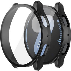 Techsuit Defense360 Pro Πλαστική Θήκη Tempered Glass για Samsung Galaxy Watch 7 44mm Μαύρη