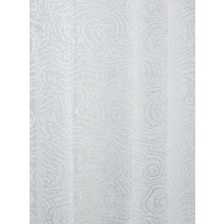 WhiteEgg Κουρτίνα Παραθύρου Floral με Τρουκς 270x280 K0182-3 White