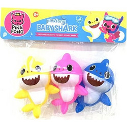 Blue Toys Baby Shark Μπουγελόφατσες 18+ Μηνών 3τμχ