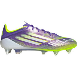 Adidas F50 Elite SG JH7633 Ποδοσφαιρικά Παπούτσια με Τάπες Μωβ Lime