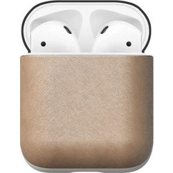 Nomad Θήκη Δερμάτινη για Apple AirPods 1 / 2 Μπεζ