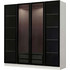 Hanah Home Τετράφυλλη Ντουλάπα Ρούχων Kale Λευκή 180x52x210cm 506MNR2477