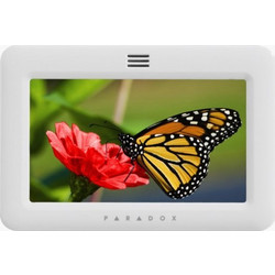 Paradox TM50 White Πληκτρολόγιο Συναγερμού Αφής με Οθόνη