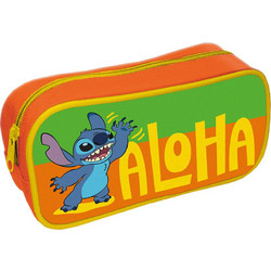 Pyramid Lilo & Stitch Aloha Κασετίνα Βαρελάκι Πορτοκαλί SR2400524