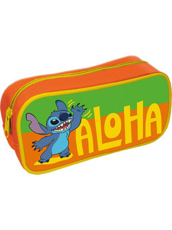 Pyramid Lilo & Stitch Aloha Κασετίνα Βαρελάκι Πορτοκαλί SR2400524