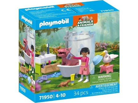 Playmobil Animals & Friends Ώρα για Μπάνιο για 4-10 Ετών 71950