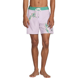 RVCA Ανδρικό Μαγιό Σορτς με Σχέδια Ροζ 23A081503-PNK