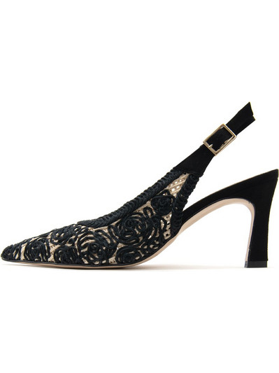 Altramarea Γόβες Slingback με Λεπτό Ψηλό Τακούνι Μαύρες 67251