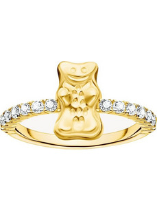 Thomas Sabo Γυναικείο Δαχτυλίδι Σειρέ Μισόβερο Επιχρυσωμένο TR2504-414-14