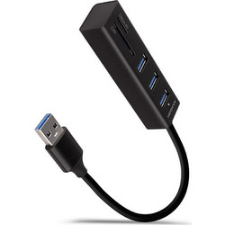 Axagon HMA-CR3A USB Hub 3.0 USB-A με 5 Θύρες USB-A / Card Reader