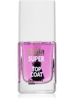 Delia Super Shine Top Coat Gloss Βερνίκι Νυχιών 11ml