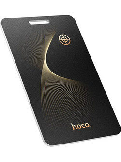 Hoco E92 Saviour Anti-Lost Tracker Apple Find My Black 1 Pack