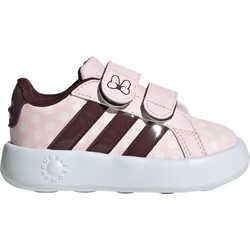 Adidas Disney Minnie Mouse Grand Court Παιδικά Sneakers Ροζ Καφέ JR8131