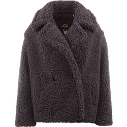 UGG Γυναικείο Ημίπαλτο Sherpa Κοντό Μαύρο 1144454-INK