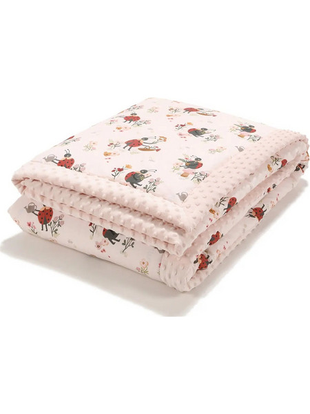 La Millou Παιδική Κουβέρτα Βελουτέ Βαμβακερή Mirella 140x200 Ροζ