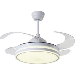 RZ-183 000.230.18360 Ανεμιστήρας Οροφής 54cm 120W με Φως & Τηλεχειριστήριο Λευκός