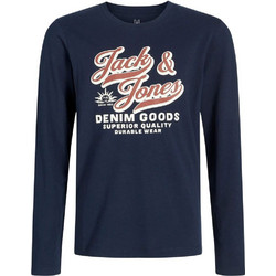 Jack & Jones Παιδικό T-Shirt Μακρυμάνικο Navy Μπλε 12280078