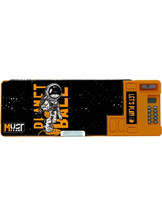 Must Retro Space Κασετίνα Μαύρη Πορτοκαλί 587106